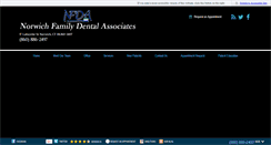 Desktop Screenshot of norwichfamilydentalassociates.com